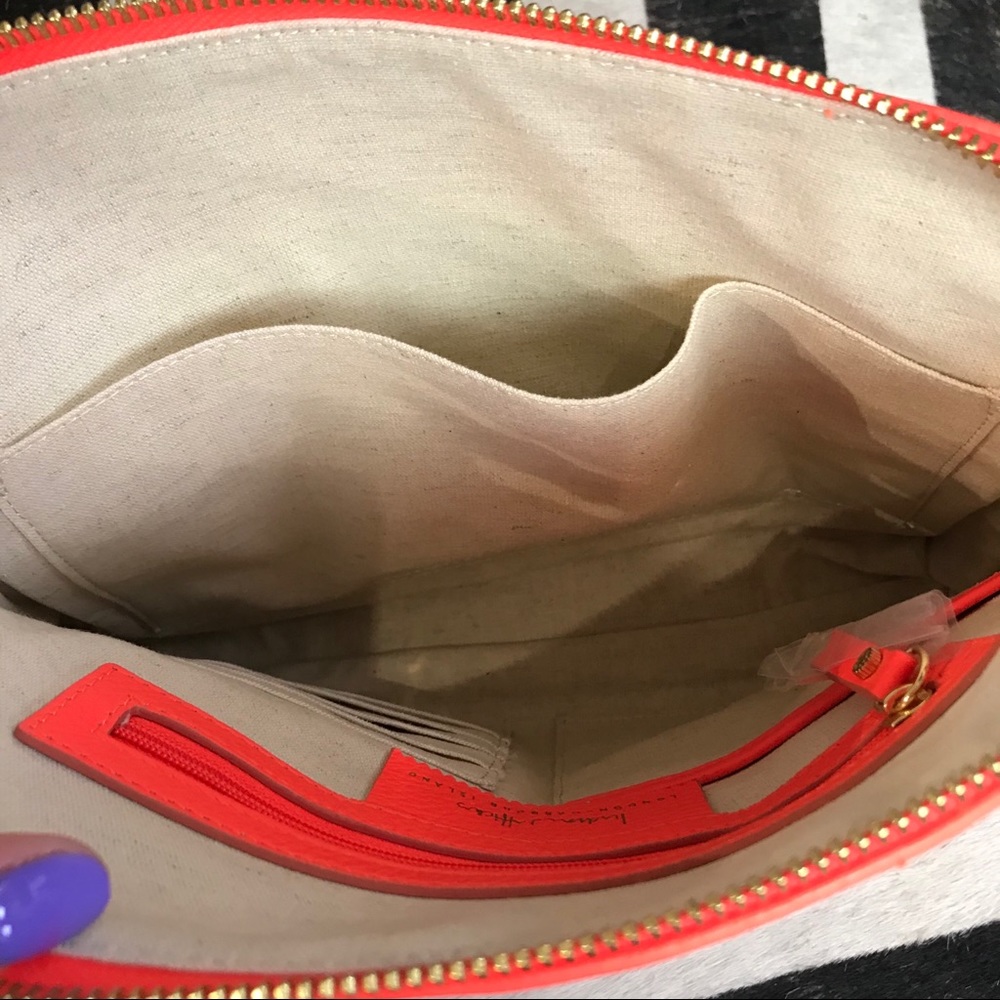 NWOT India Hicks Neon Insider Bag Clutch - Picture 6 of 8